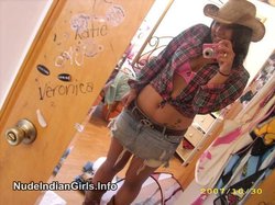 Homemade selfshot pics of young indian girl changing her clothes in front of mirror