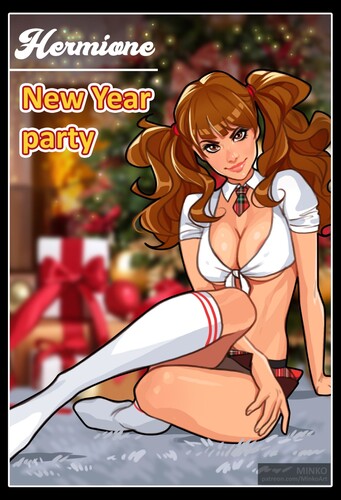 Olena Minko - Hermione, New Year Party Porn Comics