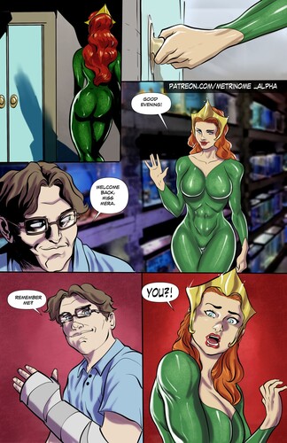Metrinome - Mera Gets Blackmailed (Justice League) Porn Comic