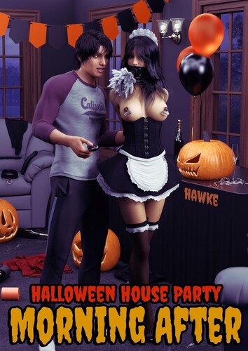 Hawke - Halloween House Party 2 3D Porn Comic